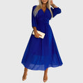 Lineke | Lichte Zijden Chiffon Jurk