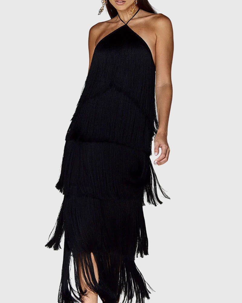 Monique | Fringe Jurk