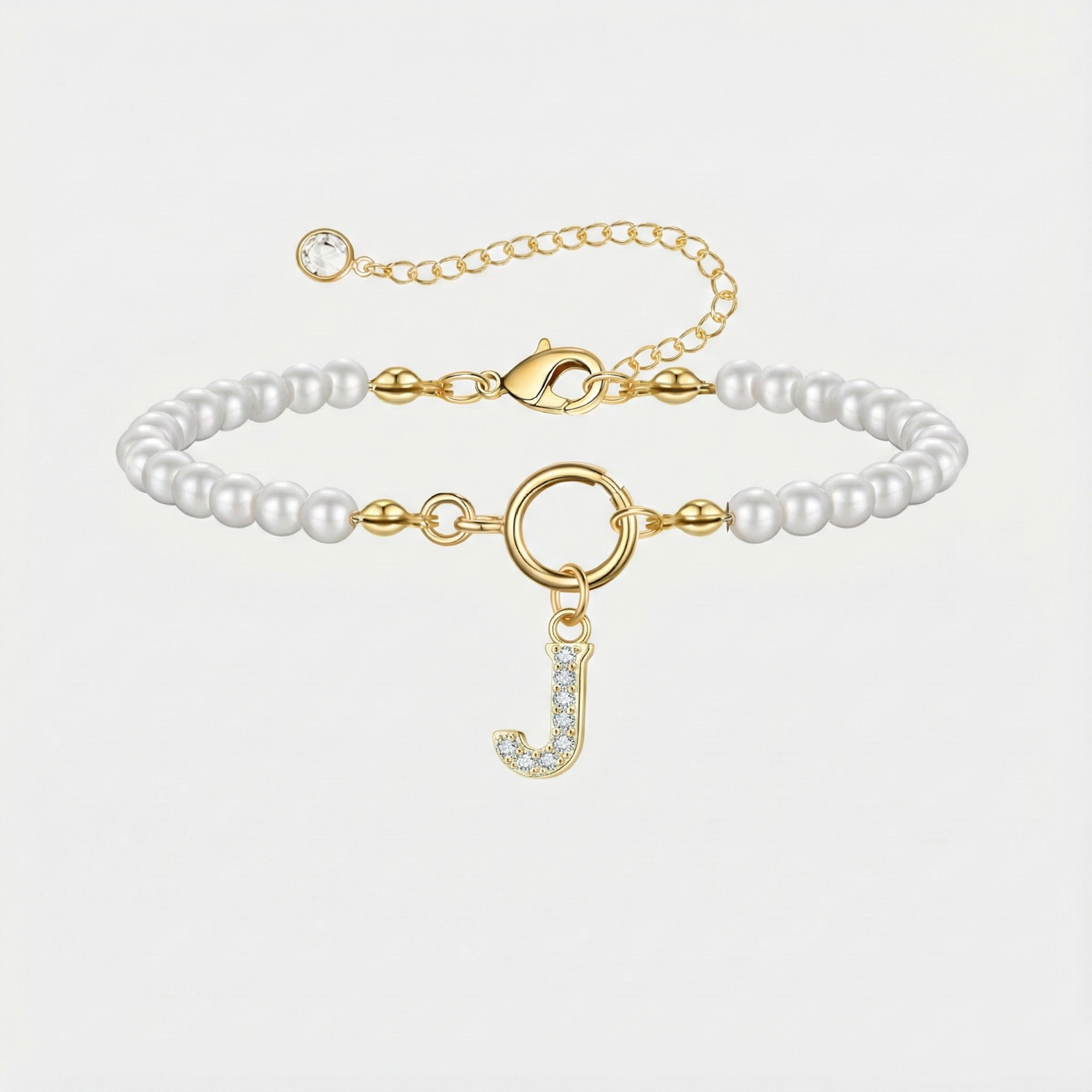 Armbanden met letters Auden Key | Goud