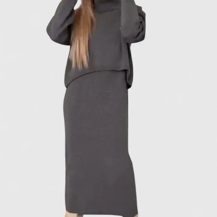 Tine | Elegante Jurk en Coltrui Set
