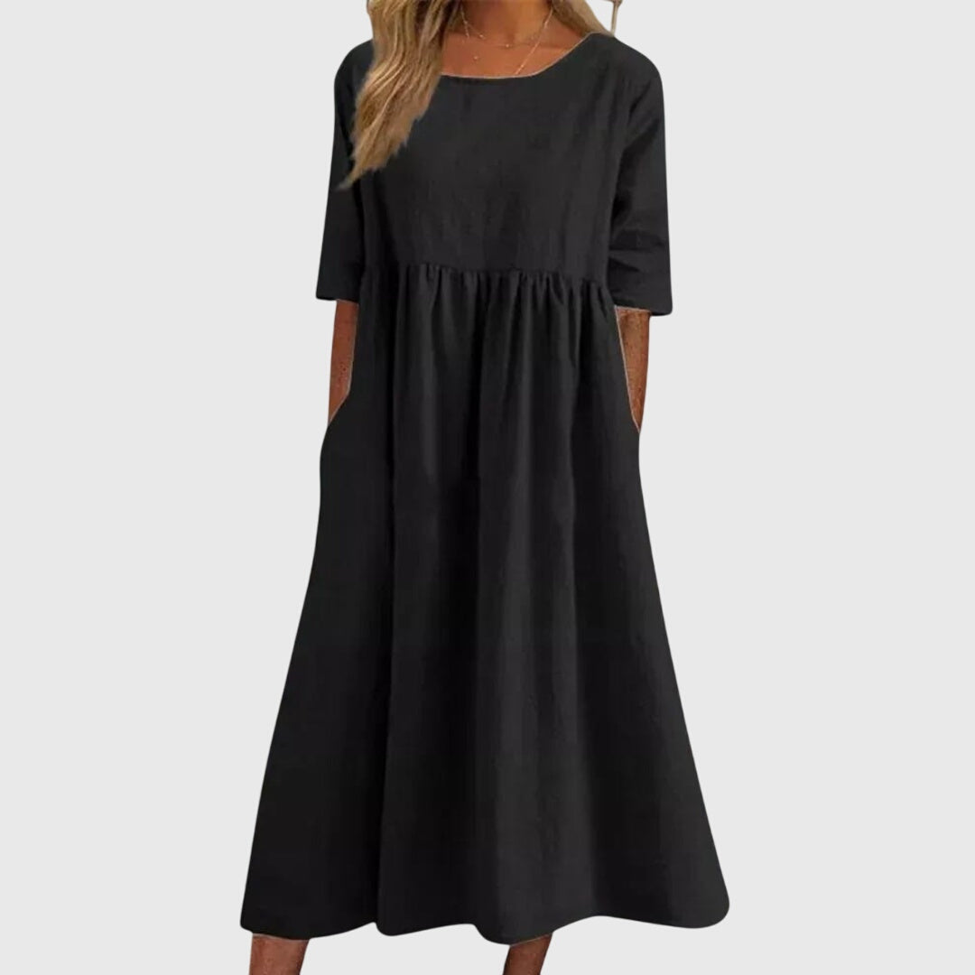 Sandra | Elegante Korte Mouwen Jurk