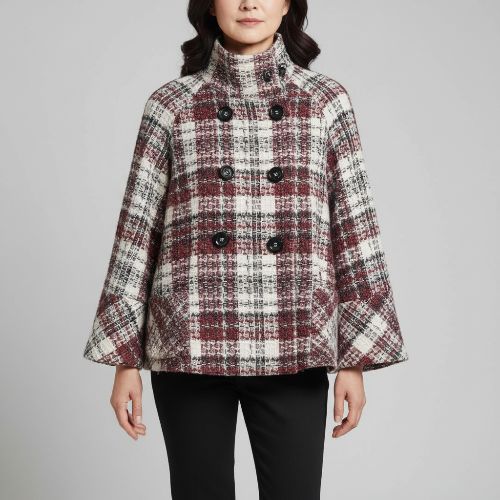 Leonore | Cape Jas met Ruitpatroon