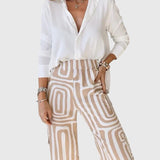 Lottie | Elegante Broeken + Blouse & Riem Gratis