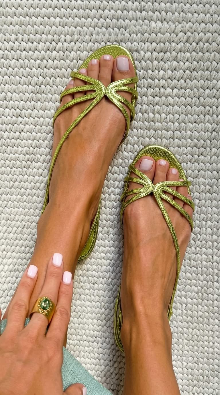 Ginevra | Elegante Gouden Sandalen voor de Zomer