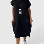 Moniek | Comfortabele Midi Jurk