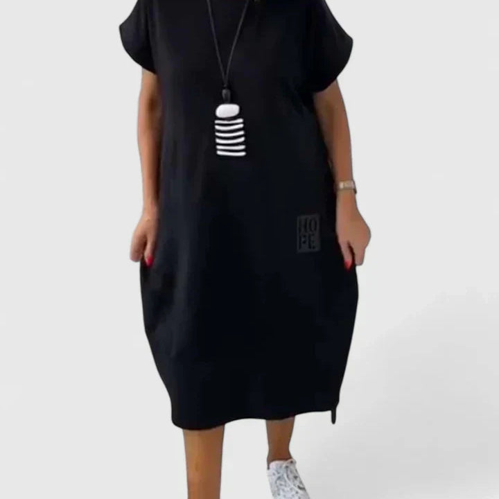 Moniek | Comfortabele Midi Jurk