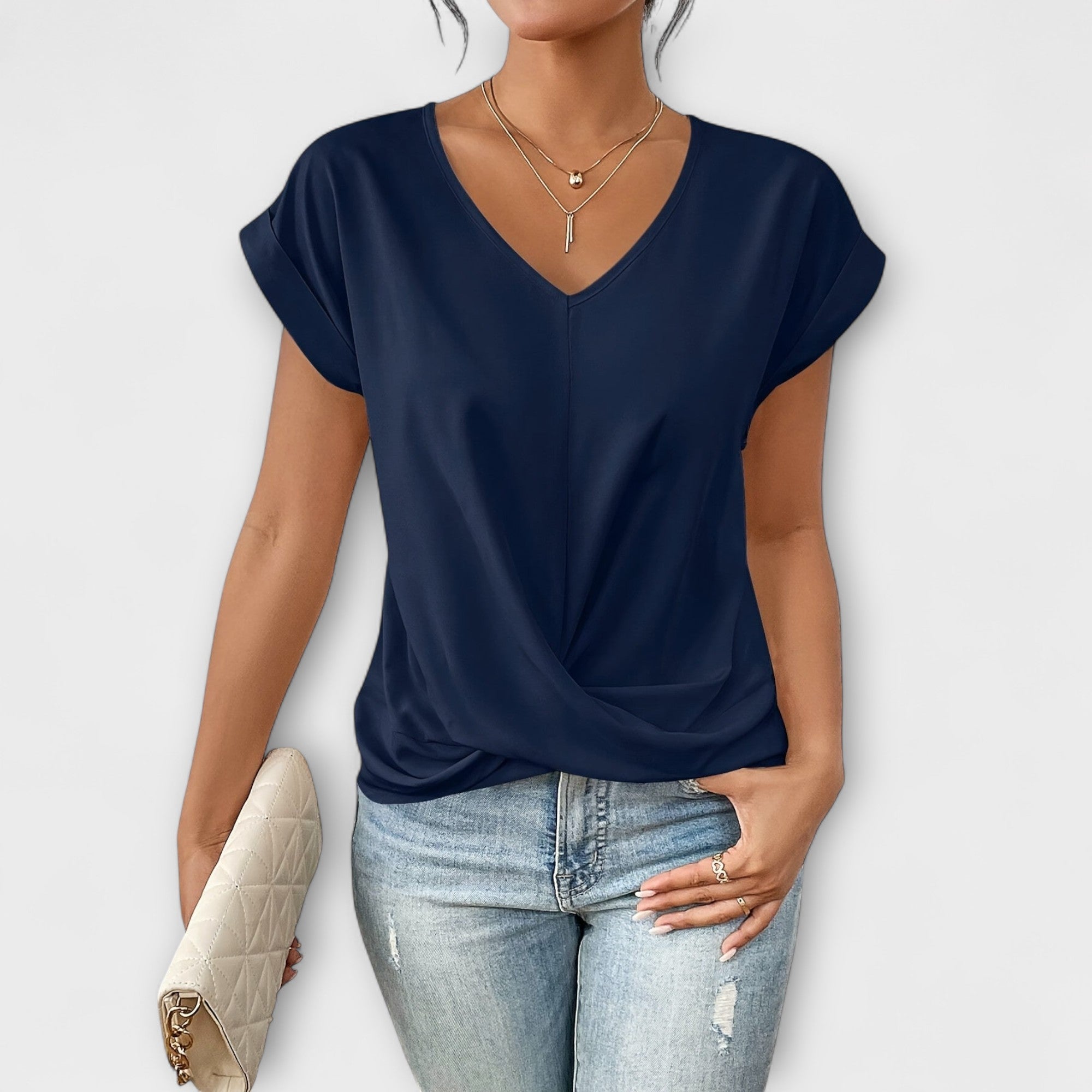 Truus | Elegante top met V-hals