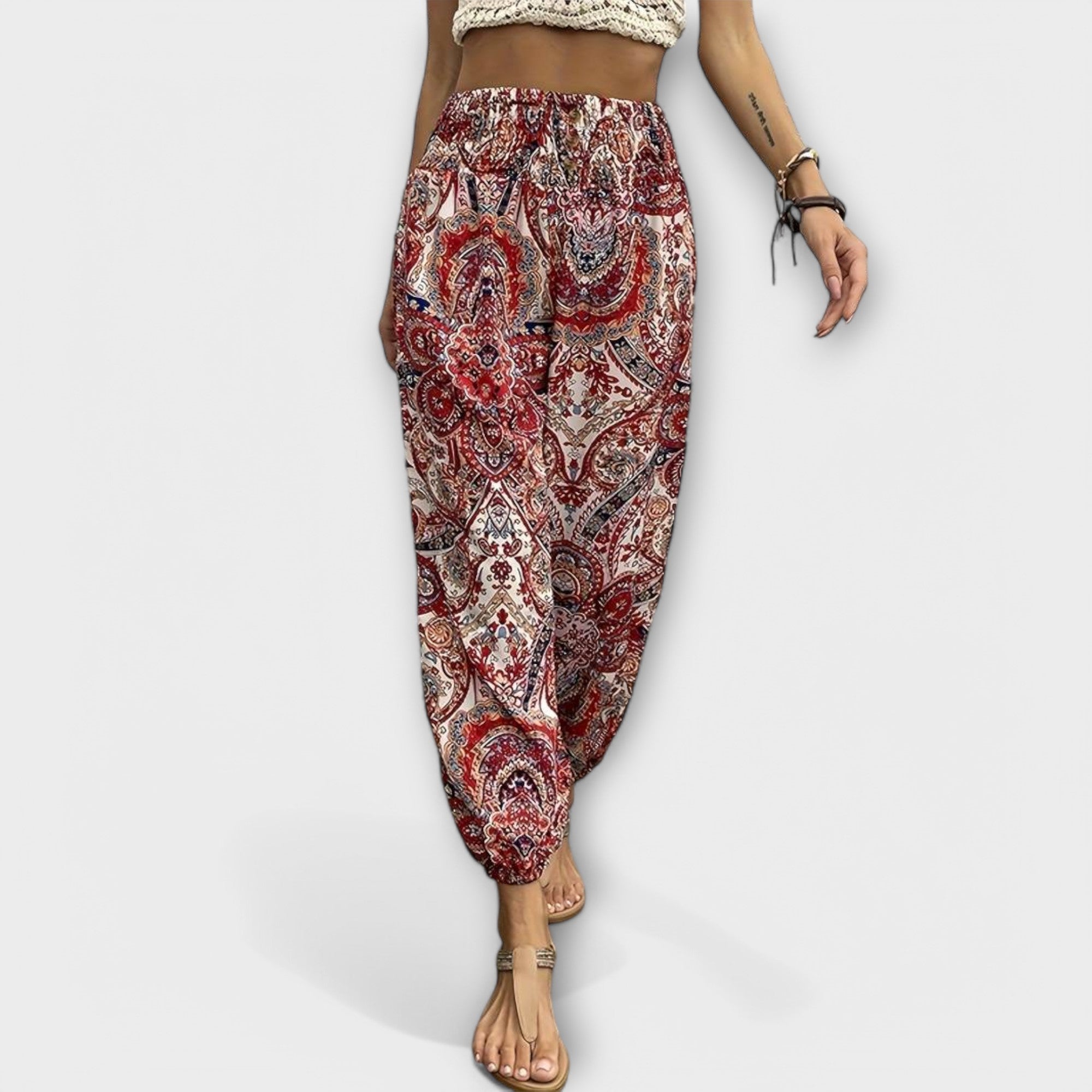 Wanda | Broek met Etnische Grafiek