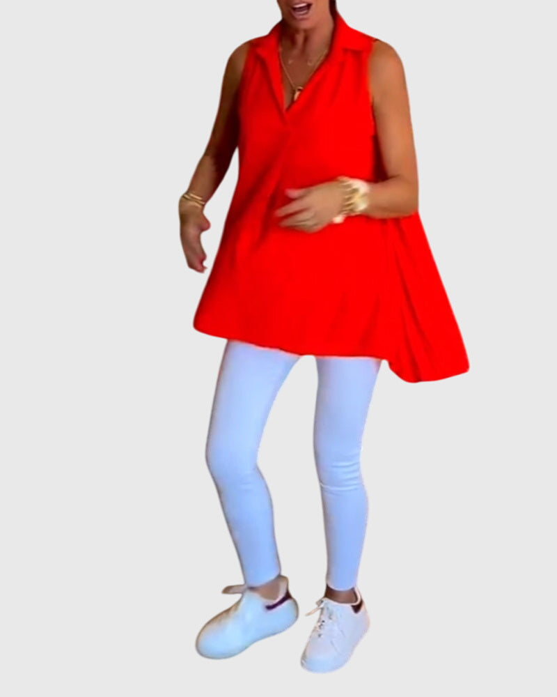 Monique | Mouwloos Top