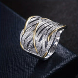 Elegante Vlecht Ring