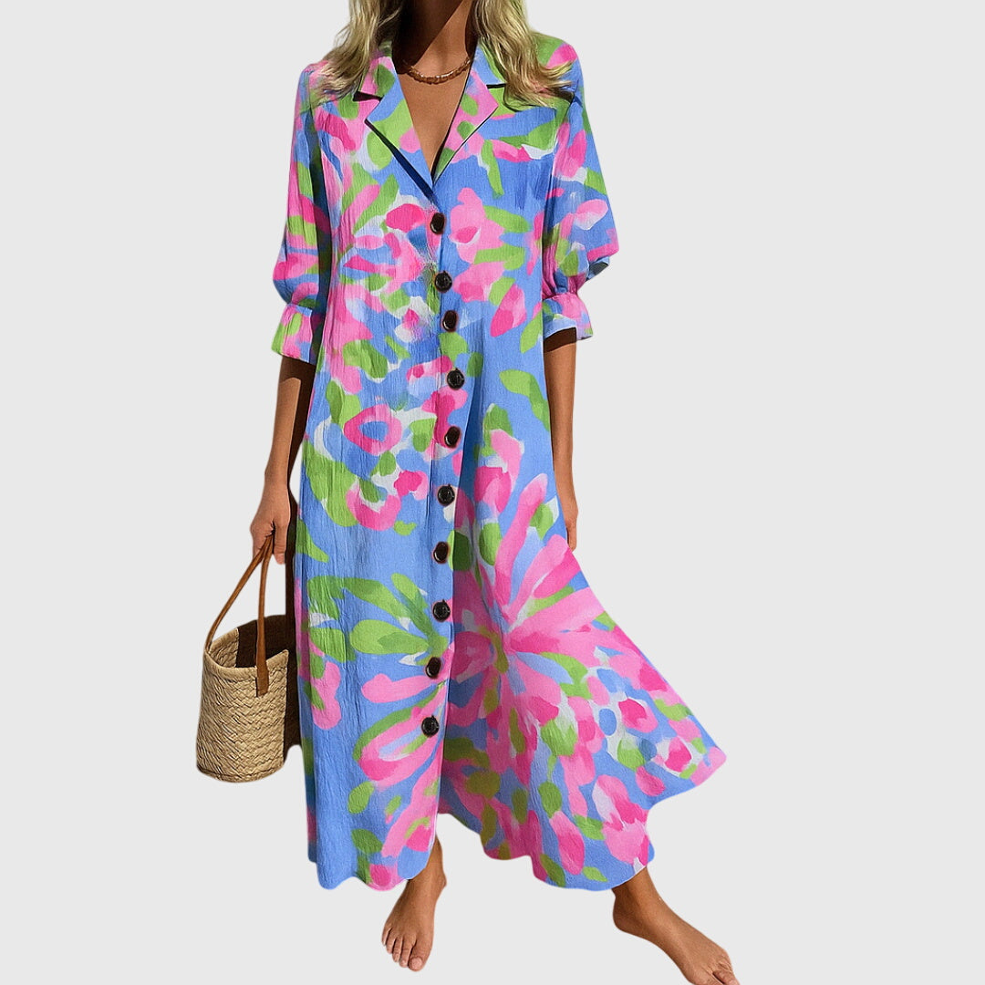 Heleen | Elegante Slankmakende Jurk
