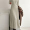 Sarah | Comfortabele Maxi Jurk in Kabeltricot