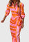 Mijntje | Elegante Wikkeljurk met Print