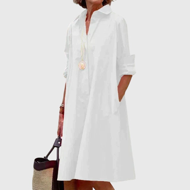 Lieke | Elegante Jurk Met Zakken