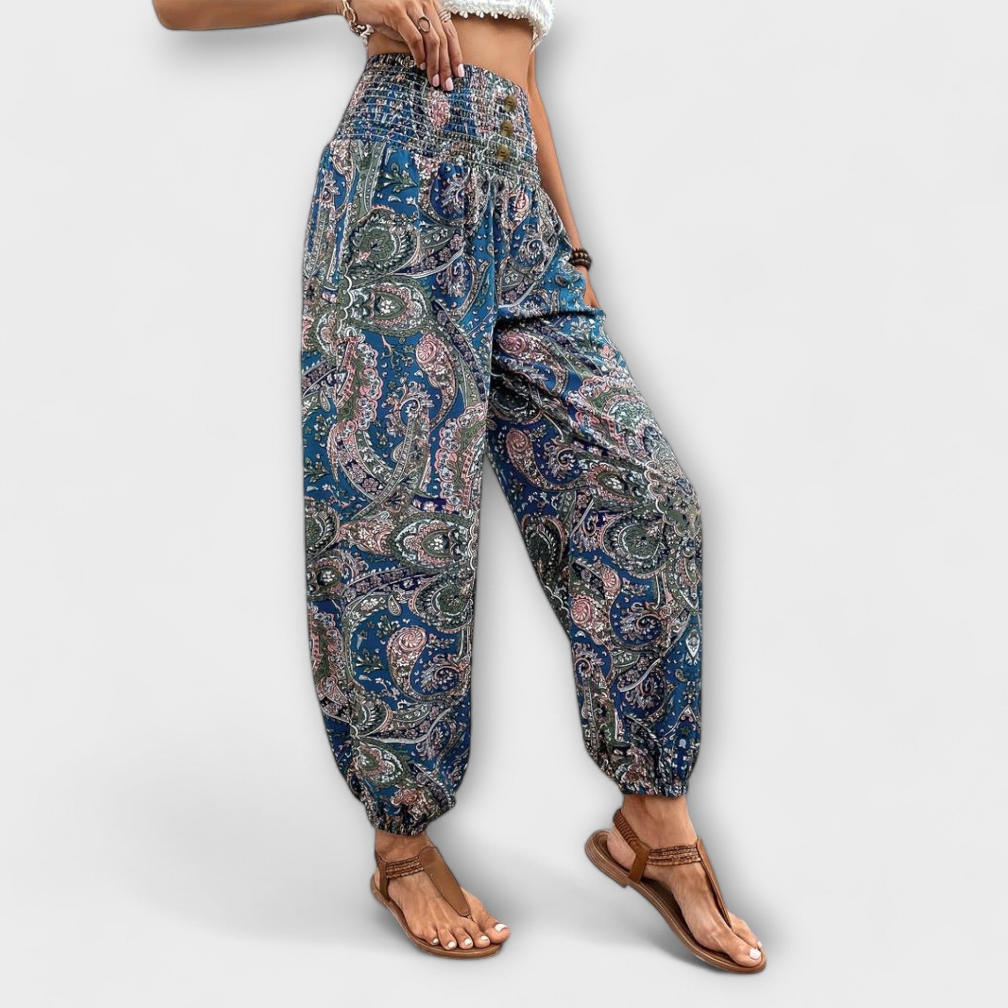 Wanda | Broek met Etnische Grafiek