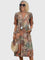 Anouk | Elegante Midi Bloemenjurk