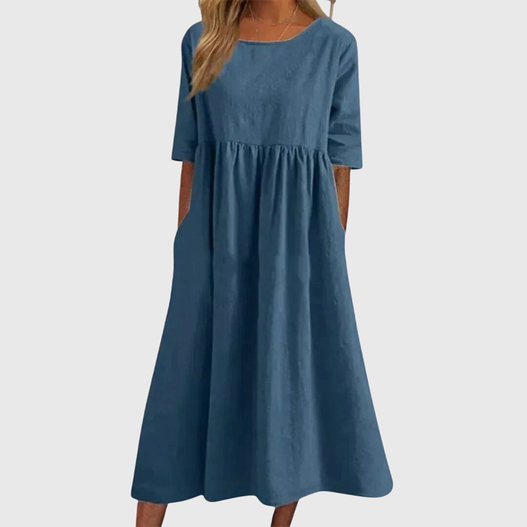 Sandra | Elegante Korte Mouwen Jurk