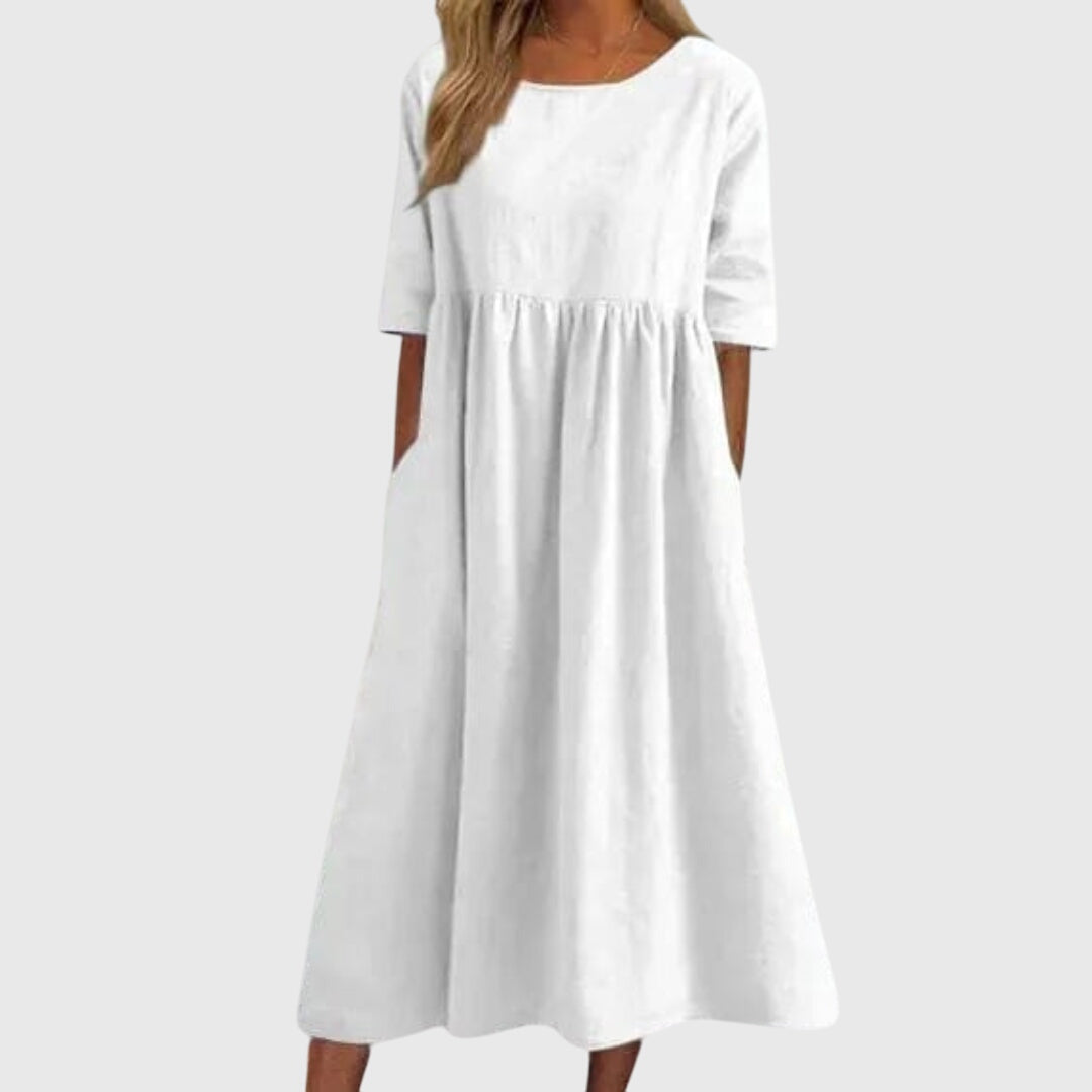Sandra | Elegante Korte Mouwen Jurk