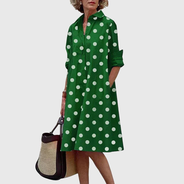 Lieke | Elegante Jurk Met Zakken