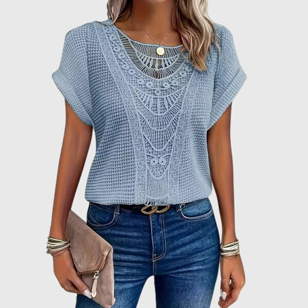 Inge | Elegante Blouse in Ibiza-Stijl