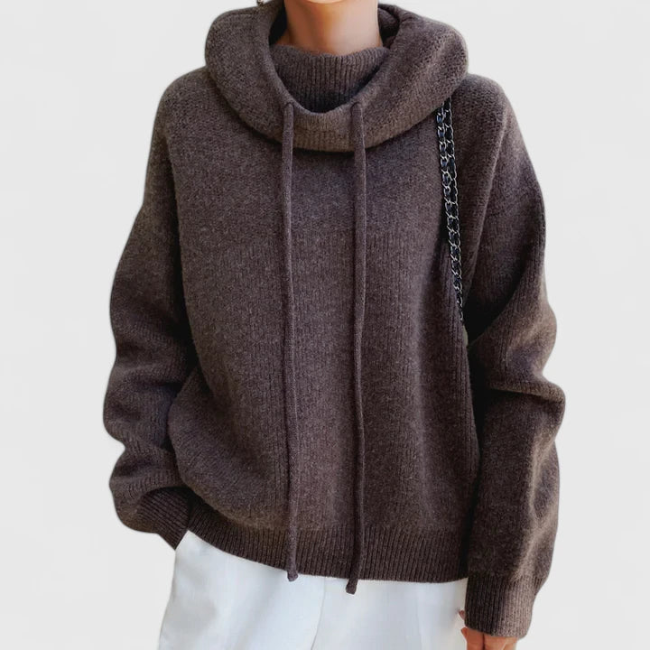Monique | Comfortabele Gebreide Hoodie