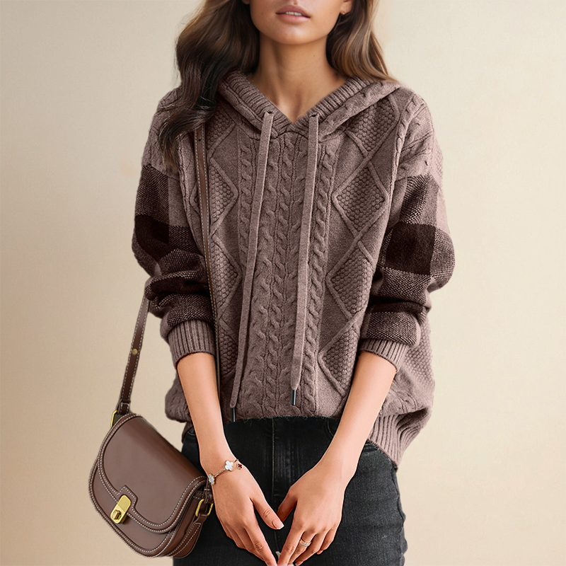 Isa | Gebreide Hoodie