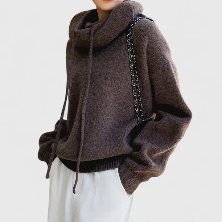 Monique | Comfortabele Gebreide Hoodie
