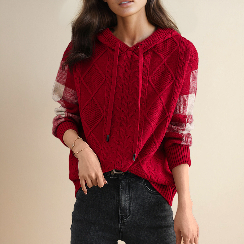 Isa | Gebreide Hoodie