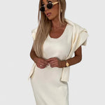 Tine | Elegante Jurk en Coltrui Set