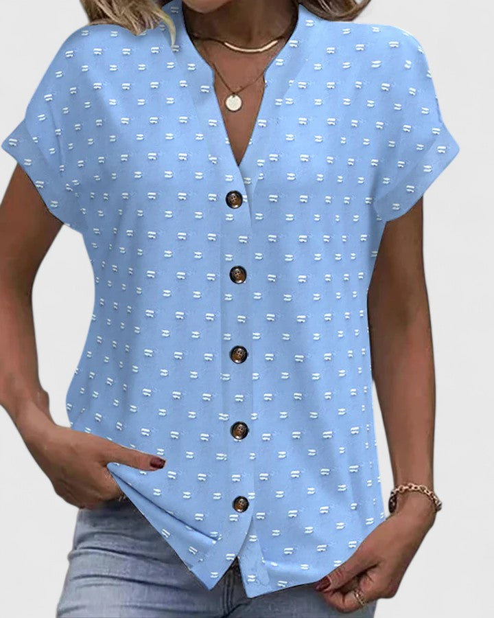 Rebecca | Comfortabele V-Hals Blouse