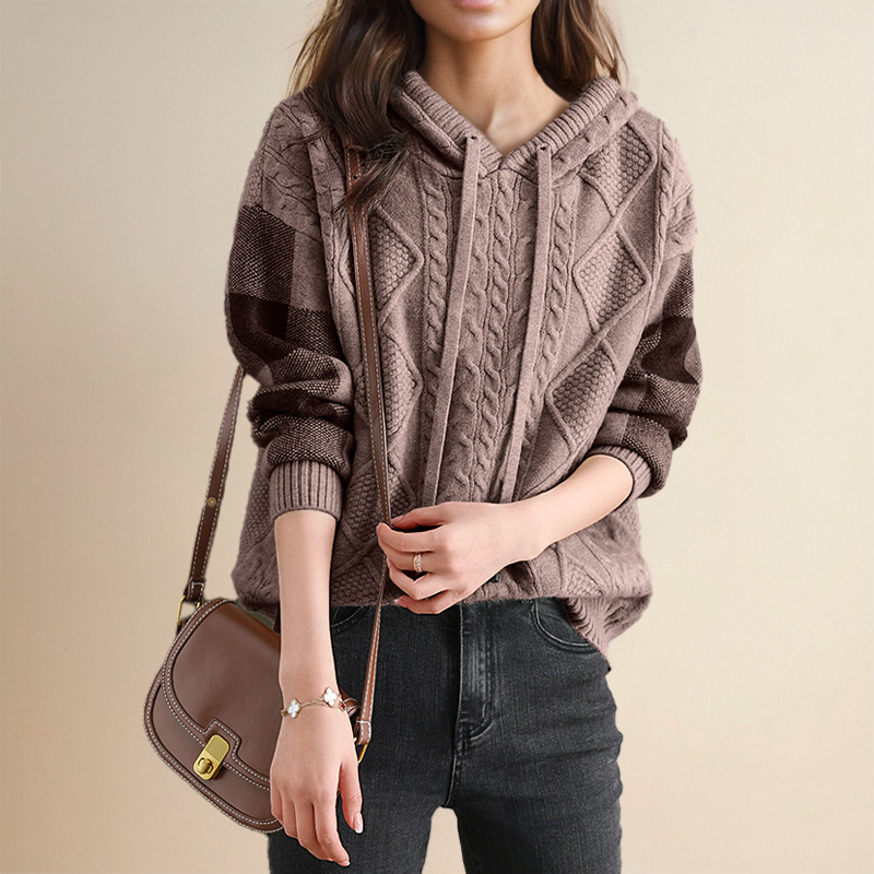 Isa | Gebreide Hoodie