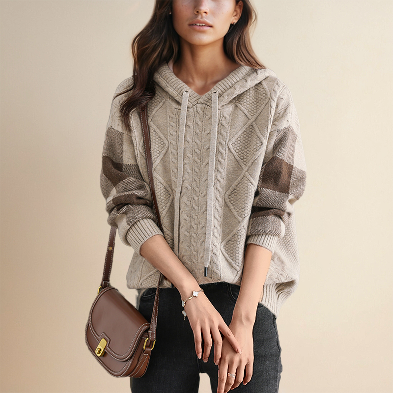Isa | Gebreide Hoodie