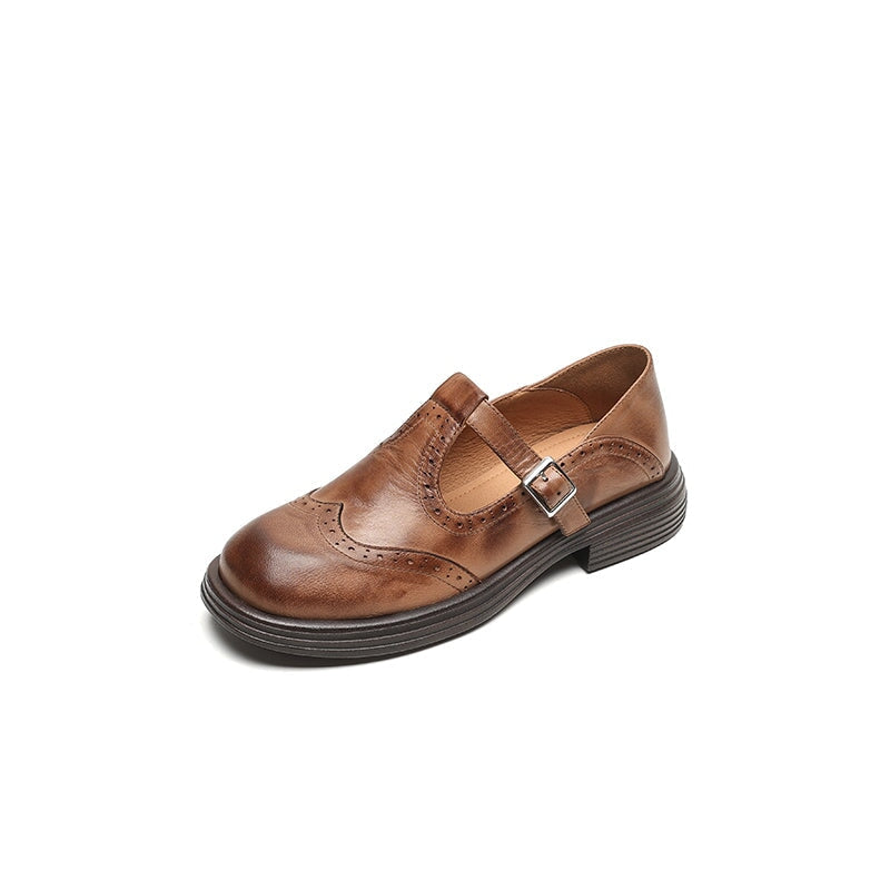 Wanda | Leren Mary Janes