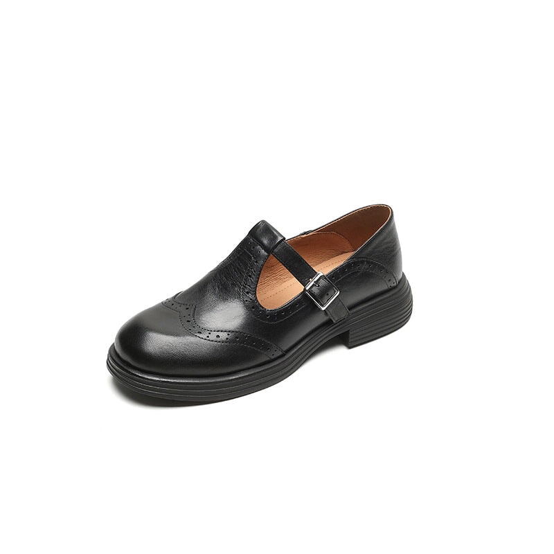 Wanda | Leren Mary Janes