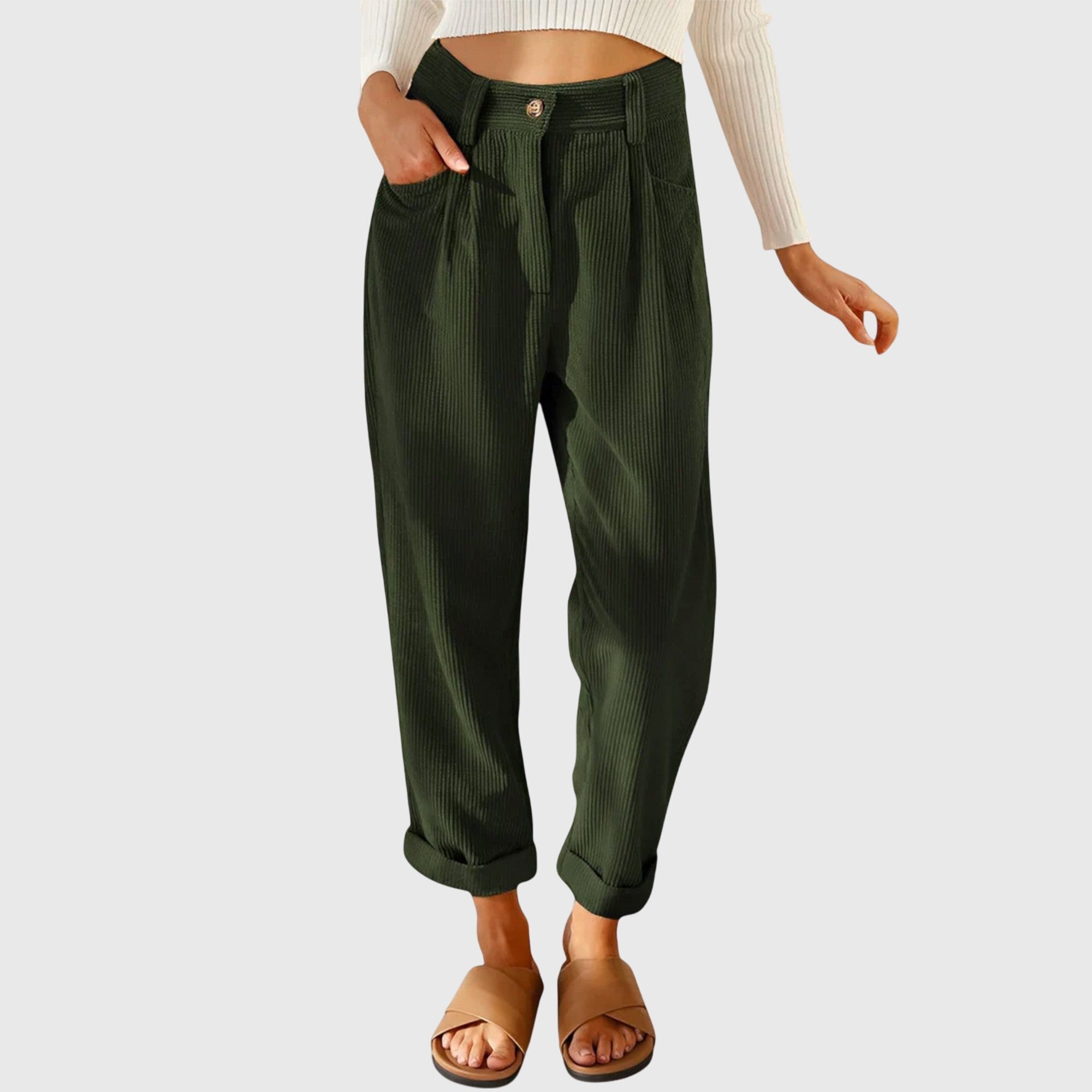 Truus | Moderne Corduroy Broek