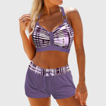 Sabrina | Hoge Taille Rimpel Bikini Set