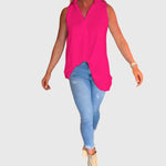Monique | Mouwloos Top