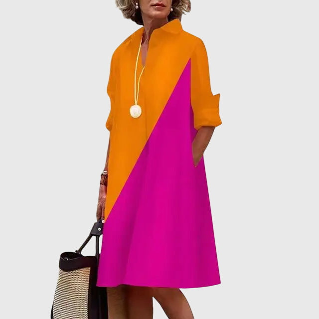 Lieke | Elegante Jurk Met Zakken