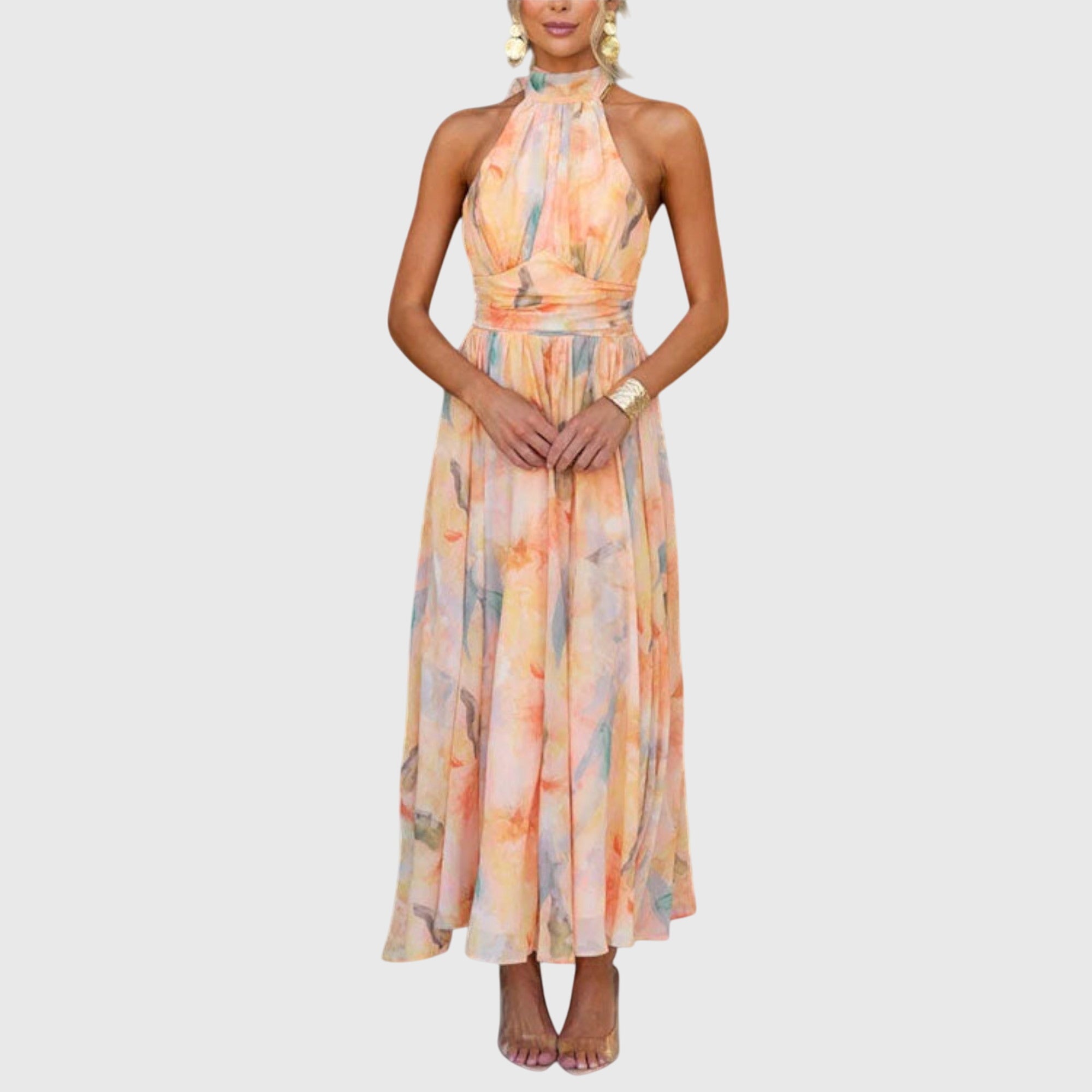 Vera | Maxi Jurk met Open Rug