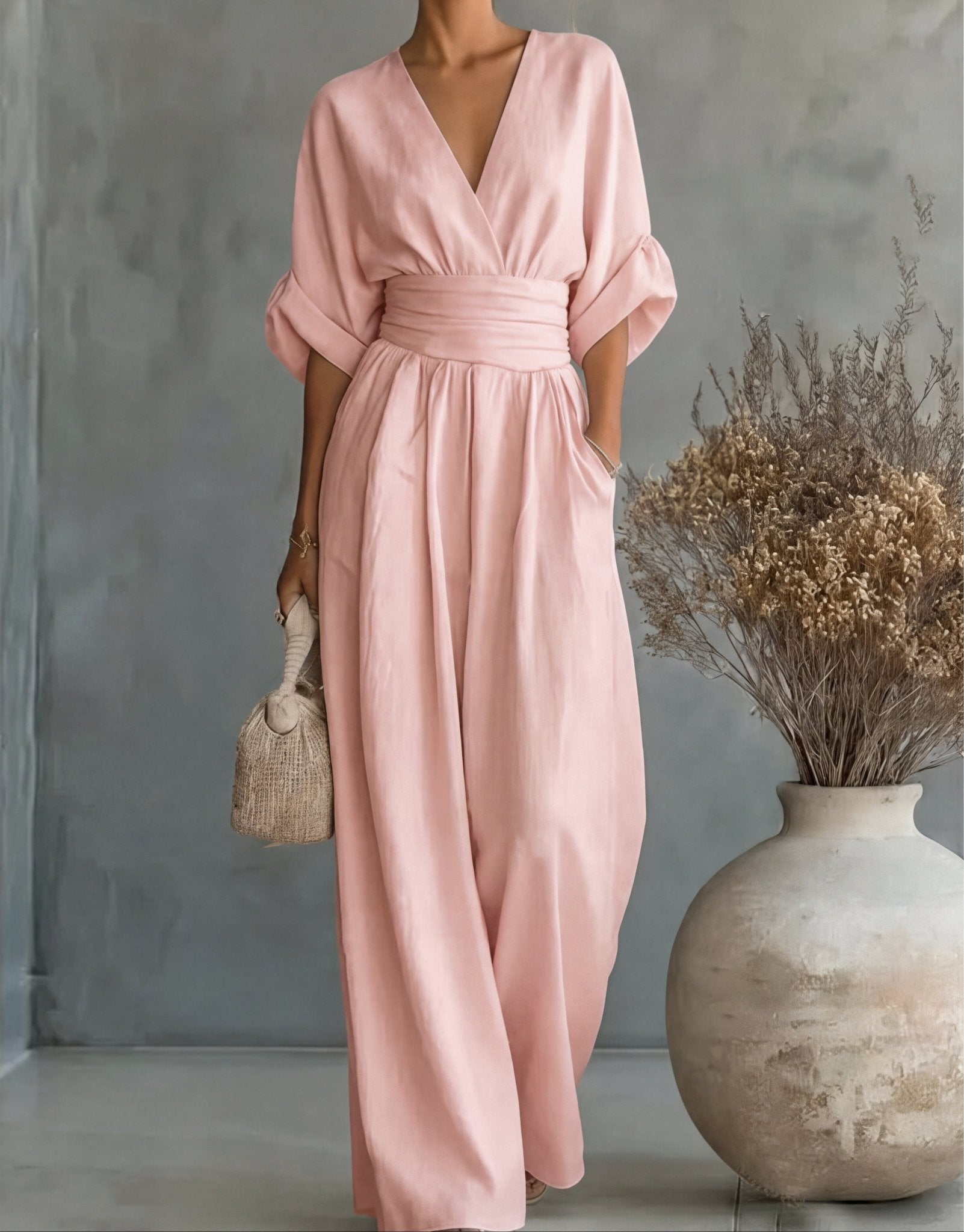 Élise | Elegante vloeiende jumpsuit