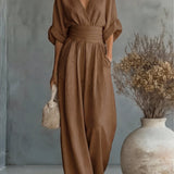 Élise | Elegante vloeiende jumpsuit