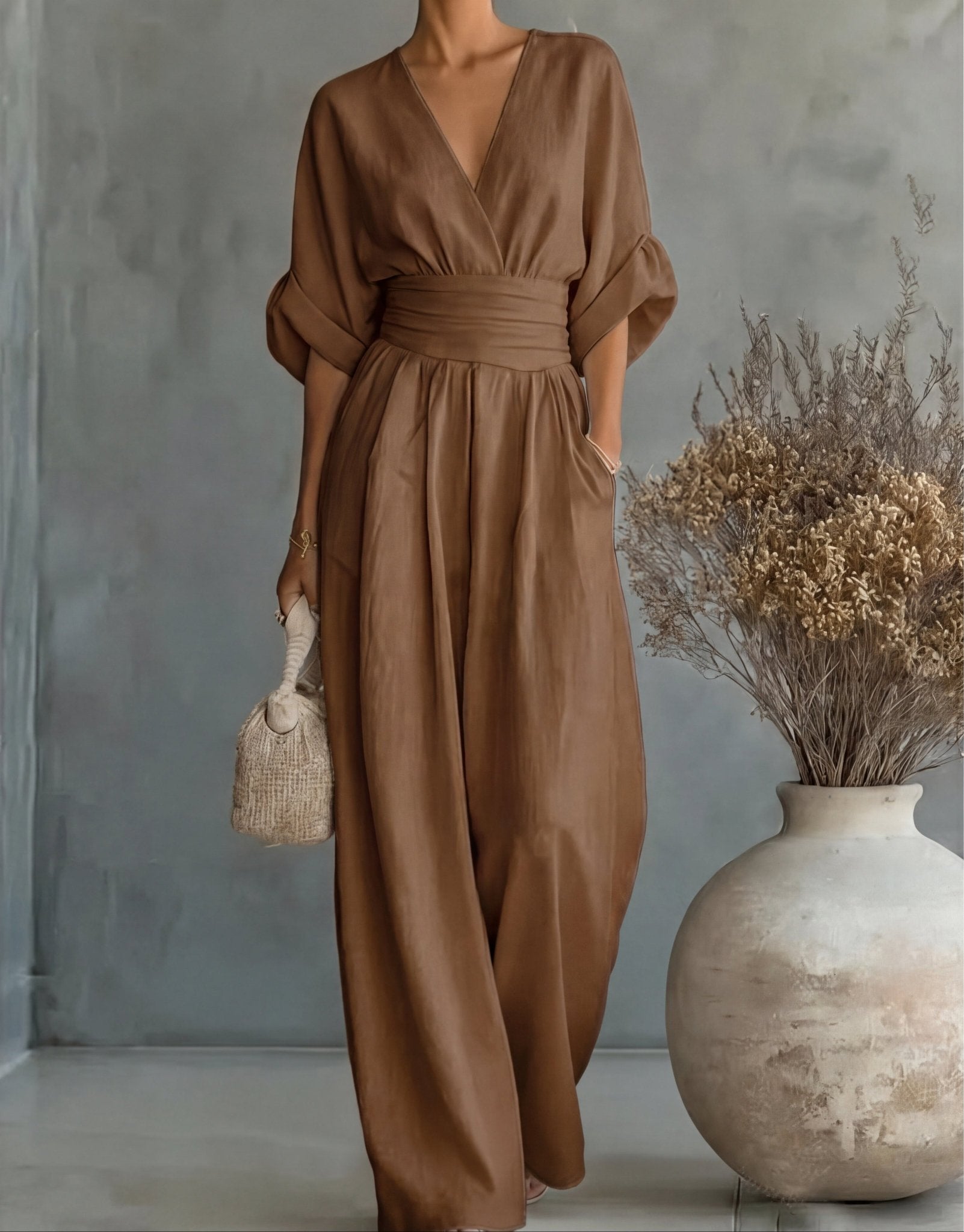 Élise | Elegante vloeiende jumpsuit