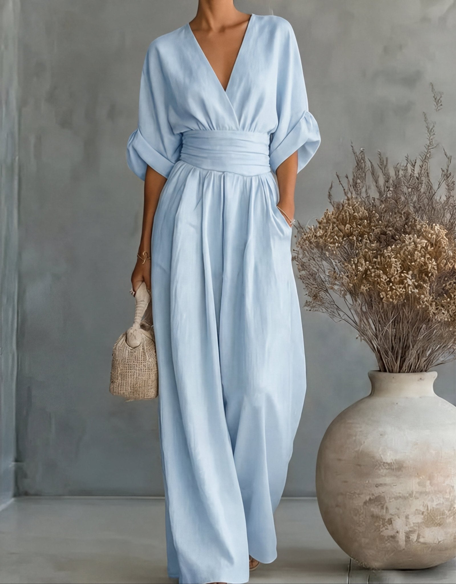 Élise | Elegante vloeiende jumpsuit