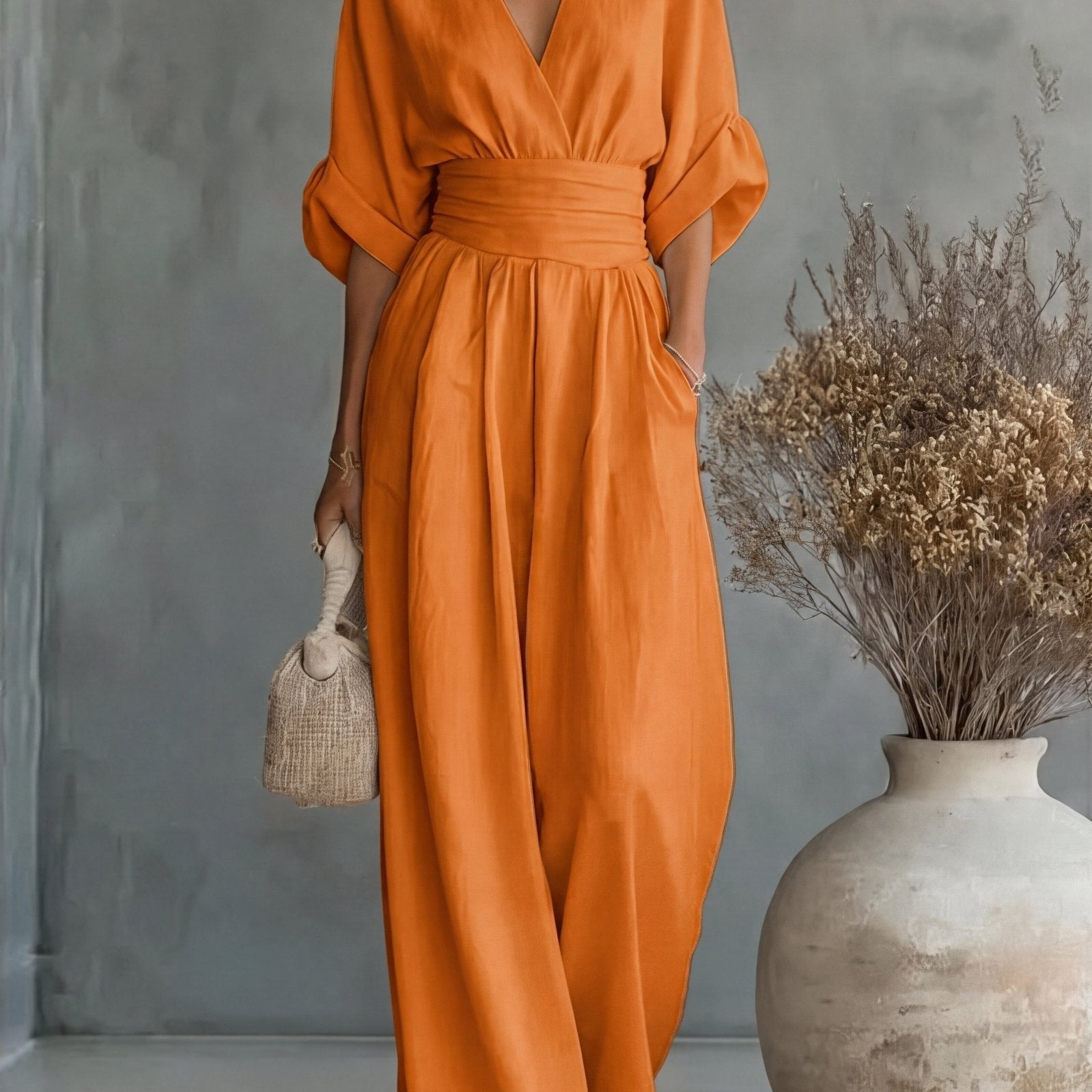 Élise | Elegante vloeiende jumpsuit