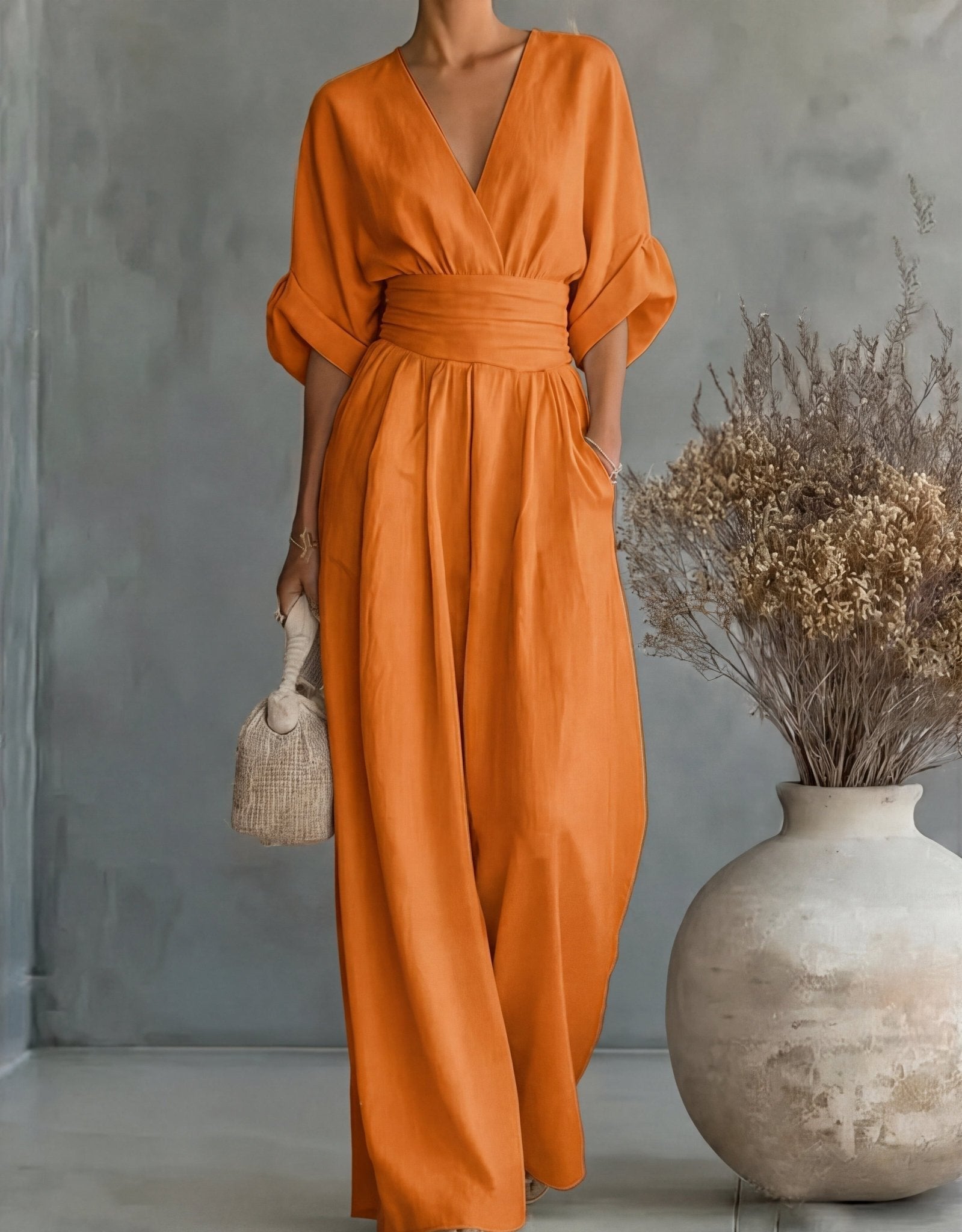 Élise | Elegante vloeiende jumpsuit