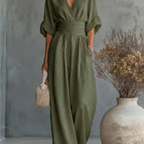 Élise | Elegante vloeiende jumpsuit