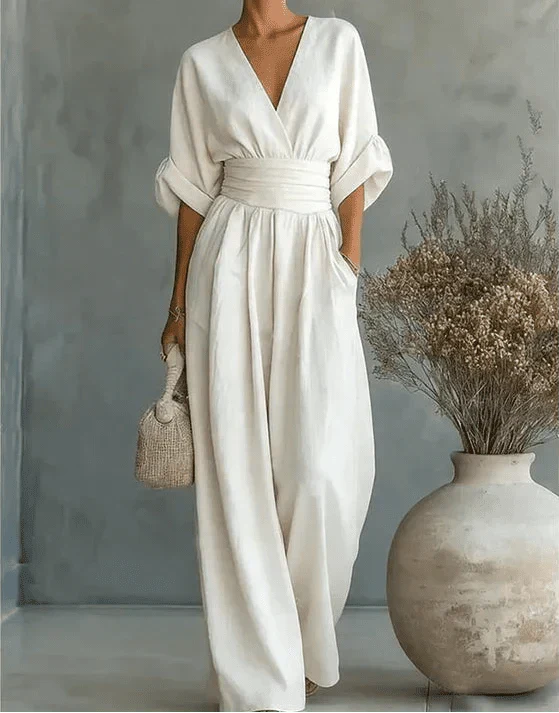 Élise | Elegante vloeiende jumpsuit