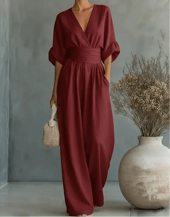 Élise | Elegante vloeiende jumpsuit
