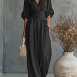 Élise | Elegante vloeiende jumpsuit