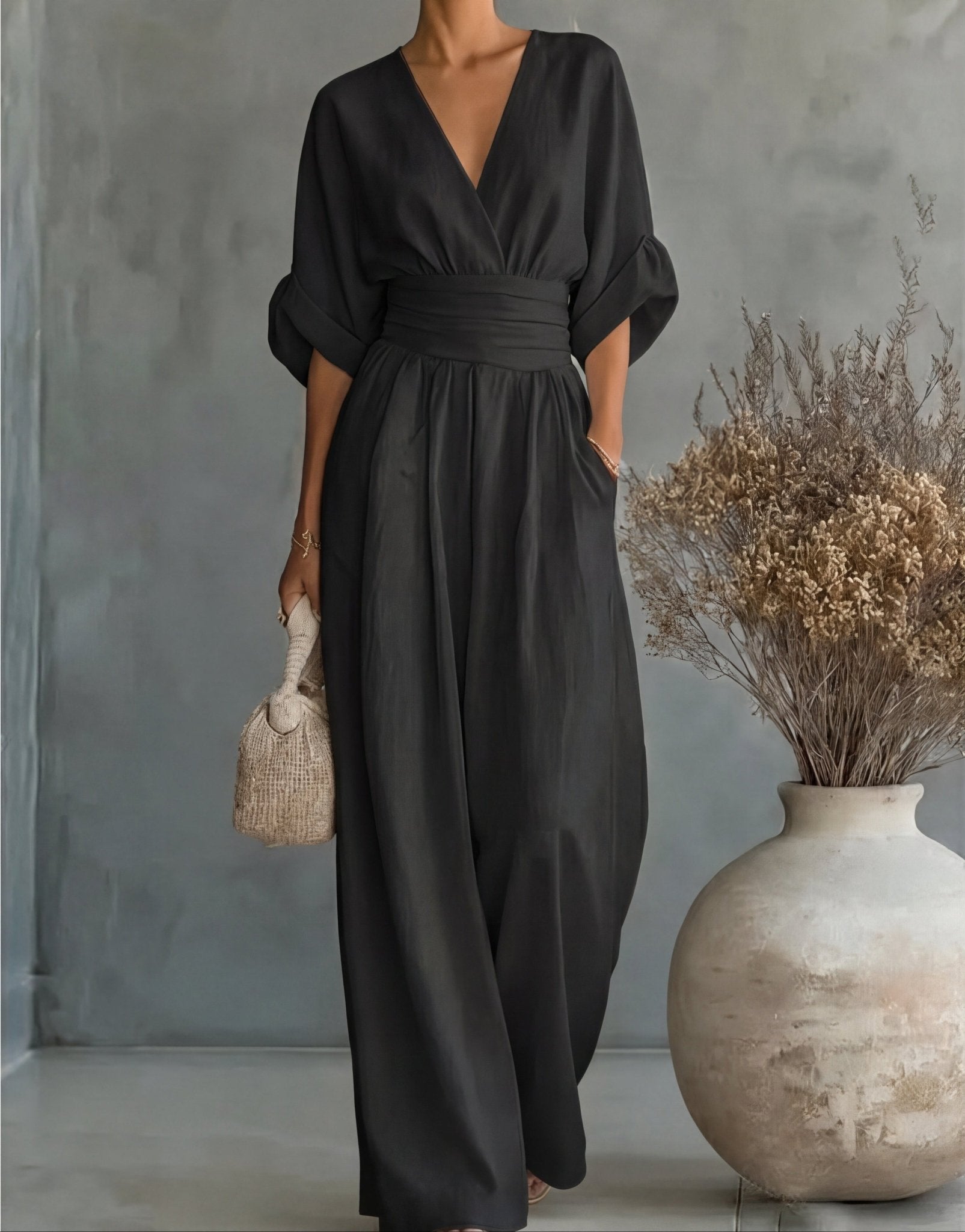 Élise | Elegante vloeiende jumpsuit